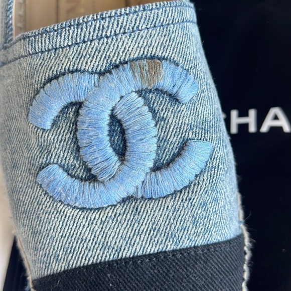 Chanel Denim Espadrilles - Picture 3 of 7